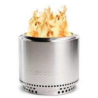 Solo Stove Feuerschale „Bonfire“ 1.0 - Outdoor-Kamin aus Edelstahl, mit Standfuß, raucharm - Tragbare Feuerstelle für Terrasse, Garten - Feuertonne, Holzofen, Feuerkorb - ⌀ 49,5 cm, Höhe 44,5 cm