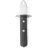 HENDI Austernmesser 17 cm Schwarz