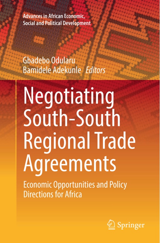 Negotiating South-South Regional Trade Agreements  Kartoniert (TB)