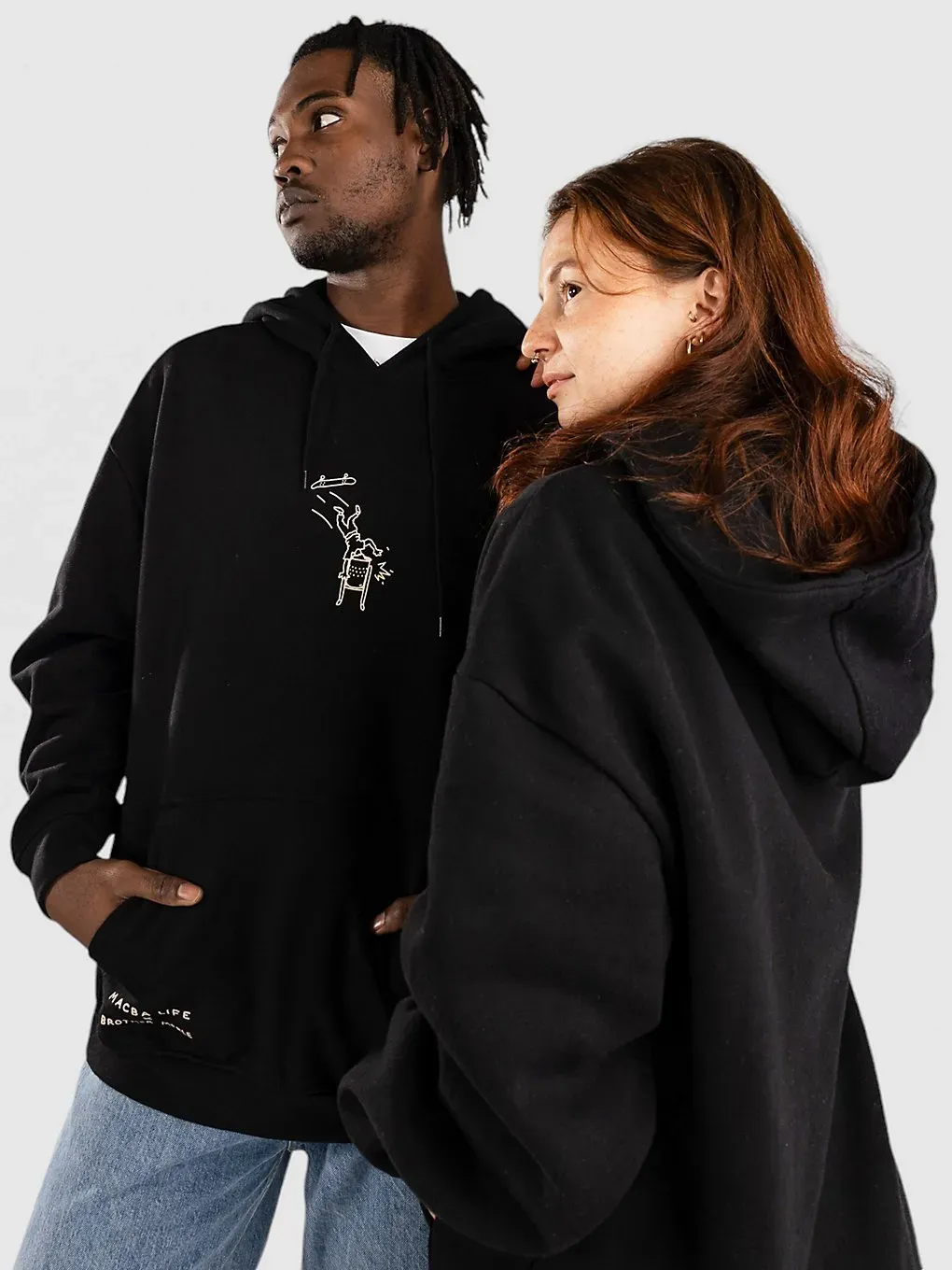 Macba Life Crash Hoodie black Gr. M