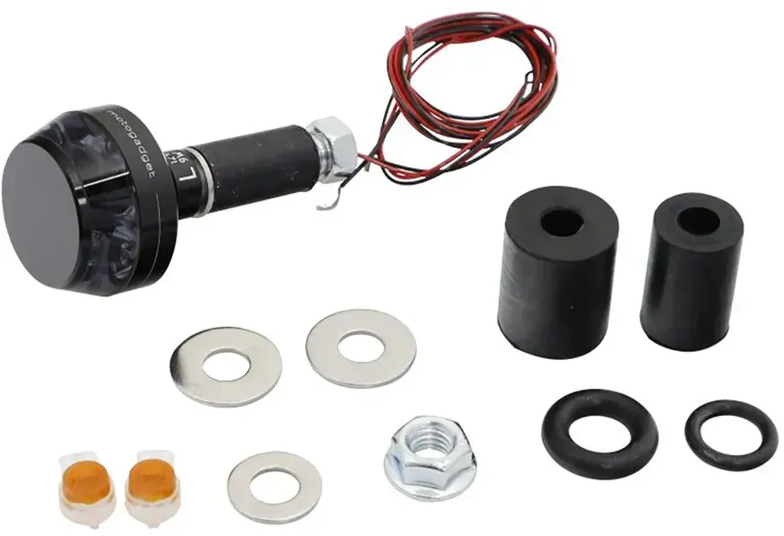 Motogadget M-blaze Disc Left Blinker - Black / Smoked - One Size