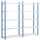 Proregal Fachbodenregal MAXIMUS HxBxT 200 x 150 x 34 cm 5 Ebenen offener Fachboden Fachlast 83 kg Lichtblau/Lichtgrau