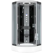 AcquaVapore Dampfdusche Duschkabine Sauna Dusche D58-63T3 100x100 cm ohne 2K Scheiben Versiegelung