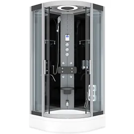 AcquaVapore Dampfdusche Duschkabine Sauna Dusche D58-63T3 100x100 cm ohne 2K Scheiben Versiegelung