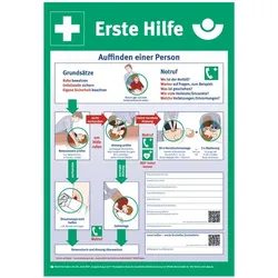 Erste-Hilfe-Plan nach DGUV Information 204-001 L410xB590 mm - 9773K