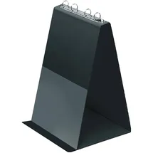Veloflex Tischflipchart V4102080 DIN A4 hoch 4Ringe 10Hüllen Schwarz