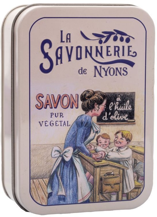 La Savonnerie de Nyons - Metallbox mit Seife Schule 275 g