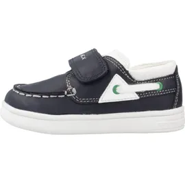 GEOX Jungen B Djrock Boy C Mokassins, Navy/White, 24