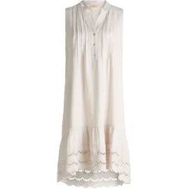 Cartoon Damen Casual-Kleid mit Stickerei Beige 36