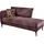 Jockenhöfer Recamiere Novara 165 x 86 x 85 cm lila Polyester