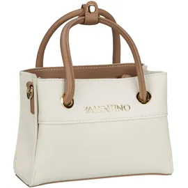 Valentino Alexia Shopper Kunstleder Weiß/Braun