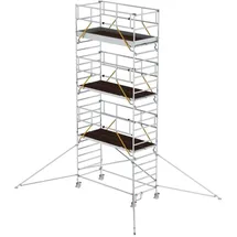Günzburger Munk Rollgerüst SG 1,35 x 3,0 m mit Ausleger & Doppel-Plattform Plattformhöhe 6,43 m