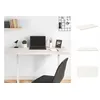Schreibtisch Schreibtischplatte Weiß 110x55x2,5 cm Massivholz Kiefer weiß