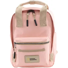 National Geographic Cityrucksack NATIONAL GEOGRAPHIC "LEGEND", Gr. B/H/T: 20cm, pink, Nylon, Rucksäcke Cityrucksack, mit gepolstertem Laptopfach