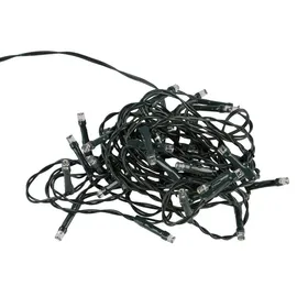 IDENA Lichterkette 40 LED mit in warmweiß, 8 Stunden Timer Funktion und Transformator, ca. 11,9 m