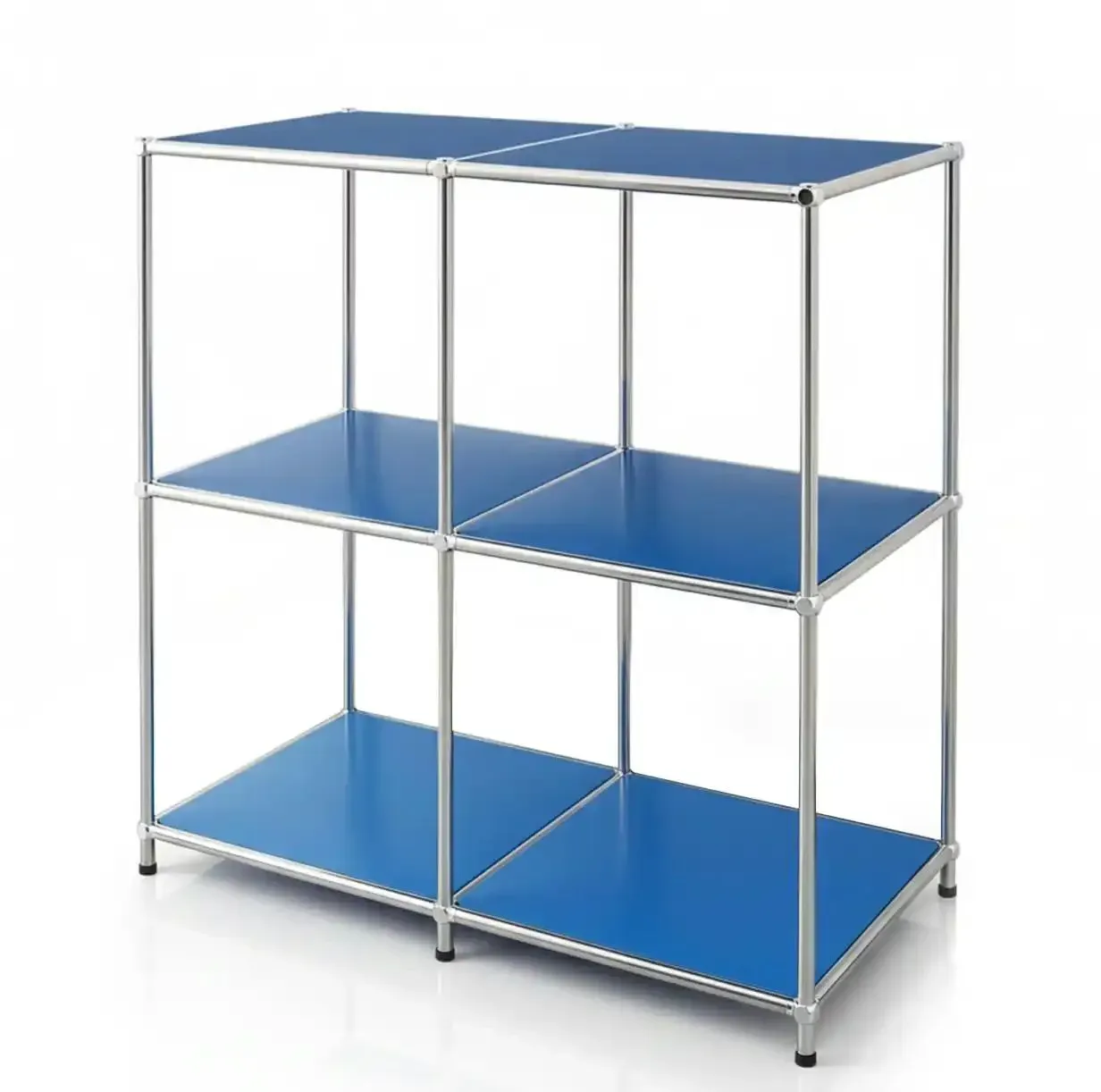 Floordirekt Metallregal   ¦ blau ¦ Maße (cm): B: 78 H: 82