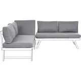 Beliani Kissenbezug Coccorino 130 x 65 cm Dunkelgrau