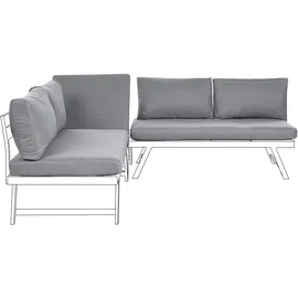 Beliani Kissenbezug Coccorino 130 x 65 cm Dunkelgrau