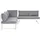 Beliani Kissenbezug Coccorino 130 x 65 cm Dunkelgrau