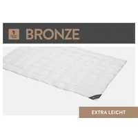 SPESSARTTRAUM Daunendecke Bronze medium, Daunen, 10% Federn 200x200 cm