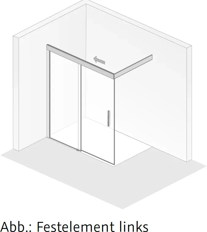 HSK Walk In Atelier Plan Schiebetür 2-teilig 17308xxx