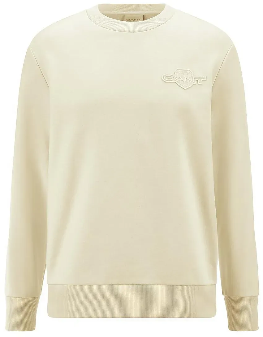 Sweatshirt Rundhals-Ausschnitt GANT weiss, 58