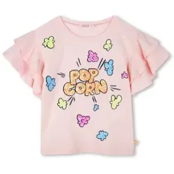 Billieblush für Mädchen. U20928 Rosa Strick-T-Shirt (5años= 108cm), Lässig, Baumwolle, Kurzarm, Kinderbekleidung