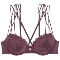 Nuance Push-up-BH Damen weinrot Gr.90A