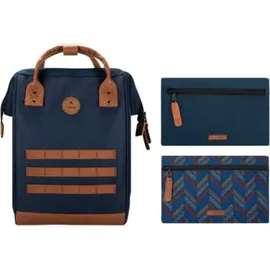 Cabaia Adventurer Essentials Backpack M Dunkelblau/Braun
