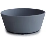 Mushie Kinderschüssel Babyschüssel Tradewinds, Silikon Saugnapf Babygeschirr Kinderteller Blau blau