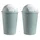 Home4You Mülleimer 50 l Pastellgrün