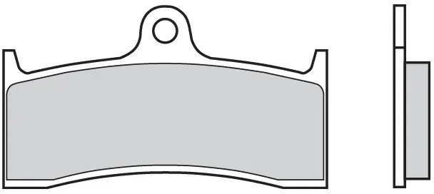 Brembo S.p.A. Straßenbremsbeläge aus Sintermetall - 07KA20SA