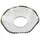 holfeuer crystal design Kerzenmanschette Gezackt, gewellt Goldrand Gold