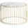 lookway Marbelle Weiß/Gold Metall 60 x 39 x 60 cm