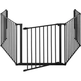 Tectake Kaminschutzgitter Agni schwarz