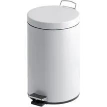 V-Part Tritt-Mülleimer 12 l Weiß