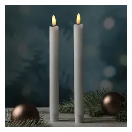 MARELIDA LED Stabkerzen 25 cm 2 St. weiß