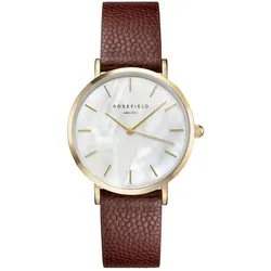 ROSEFIELD - UPPER EAST SIDE - perlweiß - gold - braun / 33 MM