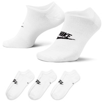 Nike Sportswear Everyday Essential No-Show-Socken White/Black 42-46