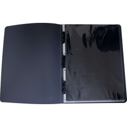 EXXO by HFP Organisationsmappe Nachfüllbares Präsentationsbuch schwarz mit Hüllen schwarz