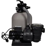 vidaXL Sandfilterpumpe 600 W 17.000 l/h