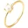 Elli Ring 925 Sterling Silber in Gold | Gr.: 58