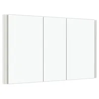 Keuco Spiegelschrank 3-türig Somaris 120x71x11,5cm, Wandeinbau, weiß matt