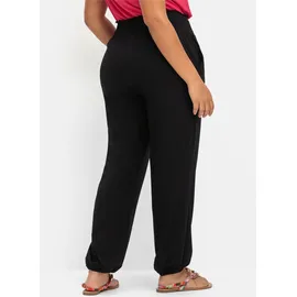 sheego Schlupfhose Schwarz 48