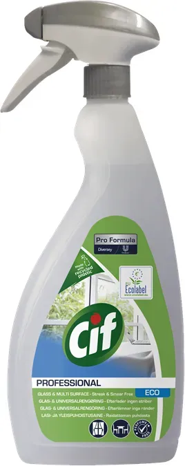 Professional ECO Glass & Surface Cleaner 750ml