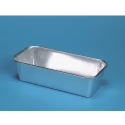 Papstar Alu Kastenformen, 1,09 L 10663 , Maße: (LxBxH) 23 cm x 6,2 cm x 10,2 cm