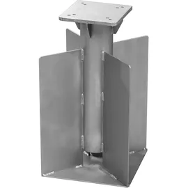 Schneider Bodenanker silber Stahl 28 x 28 x 45 cm