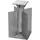 Schneider Bodenanker silber Stahl 28 x 28 x 45 cm