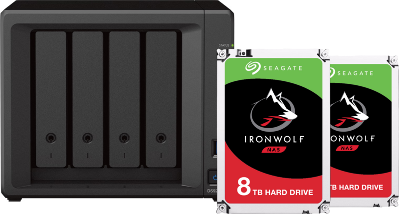 Synology DS923+ + Seagate Ironwolf 16 TB (2x 8 TB)