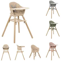 KIKKABOO Kinderhochstuhl Woody beige